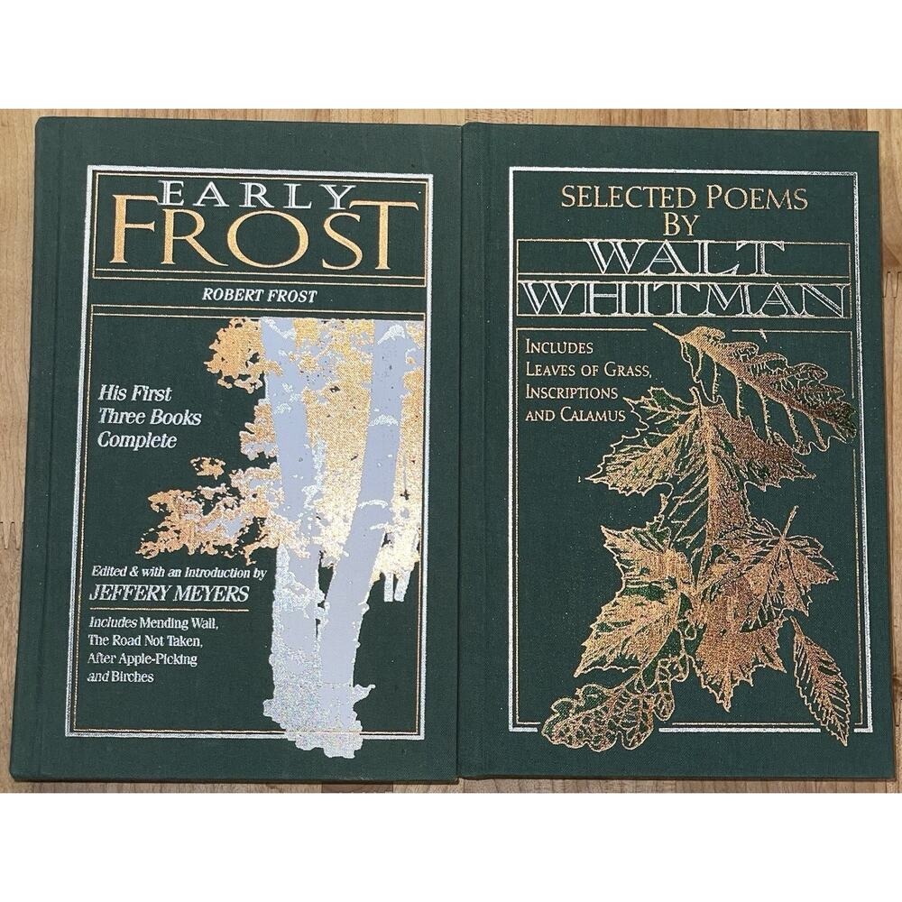 Selected Poems By Walt Whitman, Early Frost 1st 3 Books‎ Great Poetry Hardcovers